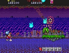 une photo d'Ã©cran de Pistol Daimyo No Bouken sur Arcade